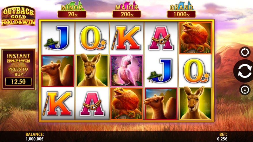 Outback Gold Hold and Win Slot Review